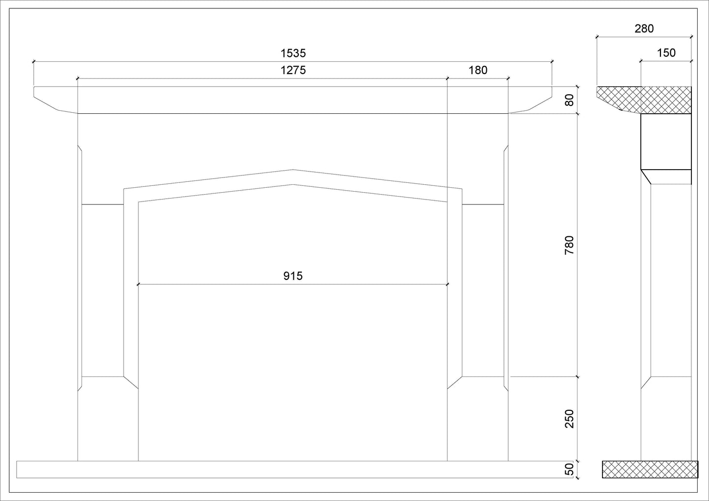 The Haddon Fireplace