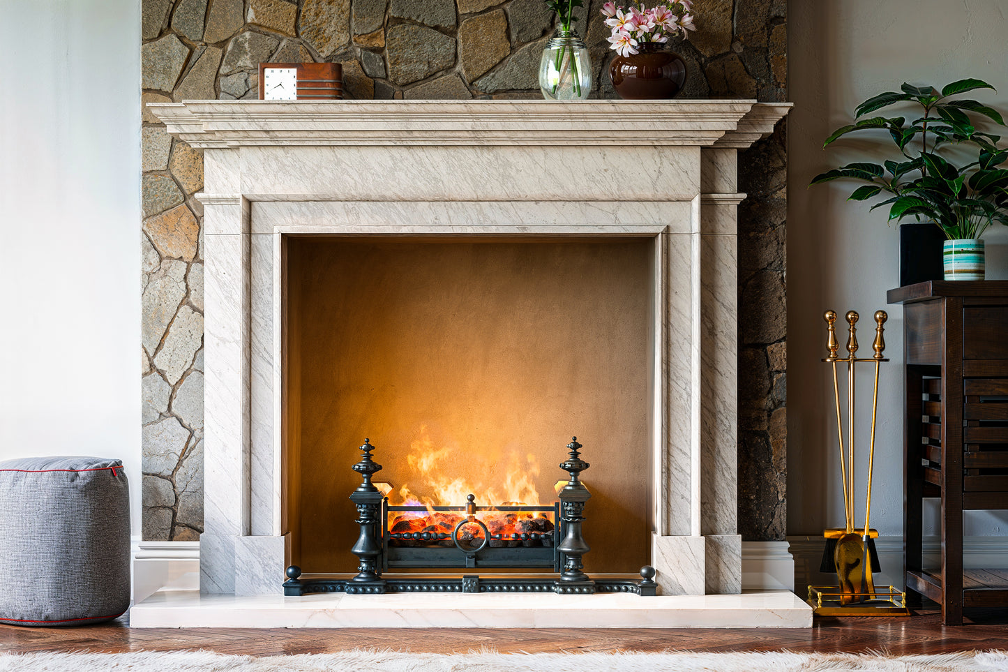 The Lombardy Fireplace