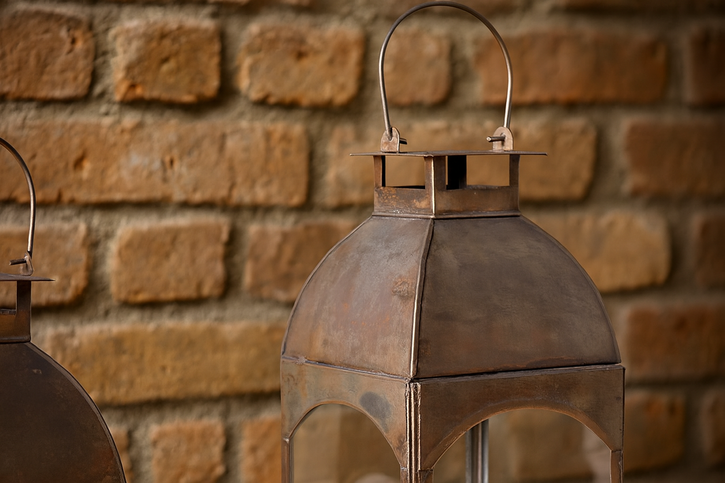 Nivas Lantern - Antique Brass