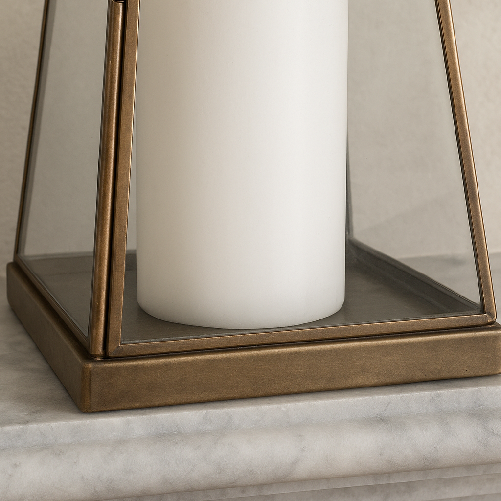 Giva Lantern - Antique Brass