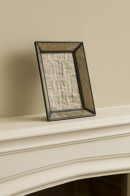 Yash Antique Glass & Iron Photoframe - Antique Black