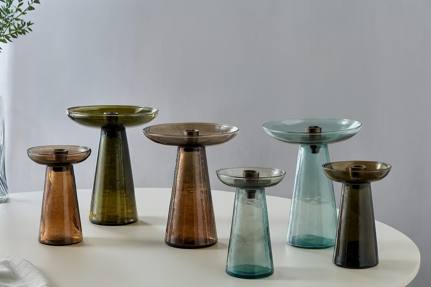 Avyn Recycled Glass Candle Holder