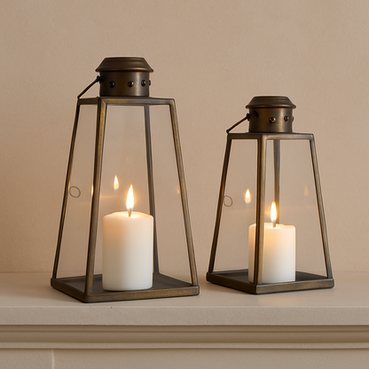 Giva Lantern - Antique Brass