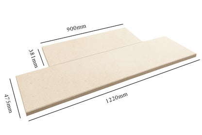 Limestone Stone Hearth Small