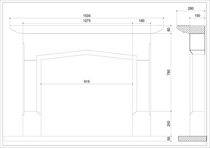 The Haddon Fireplace